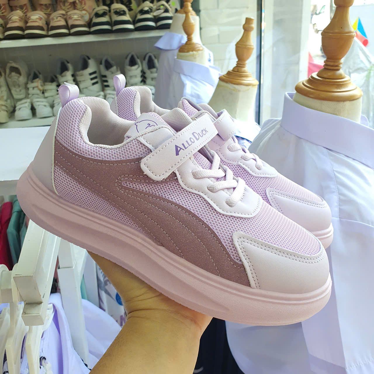  GI16 _ Giày thể thao cho bé quai dán phối lưới cao cấp thiết kế thời trang sành điệu _ Beekids 