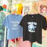  A35 _ Áo thun ngắn tay cho bé vai trễ dáng rộng họa tiết hoạt hình đáng yêu _ Beekids 