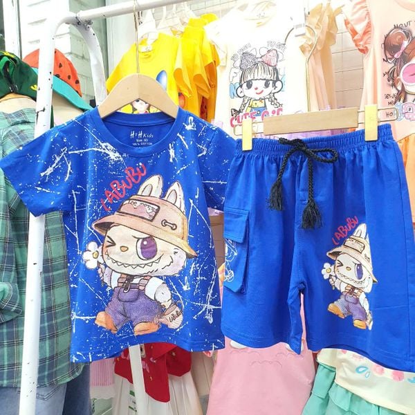  DB51 _ Đồ bộ labubu cho bé trai siêu dễ thương _ Beekids 