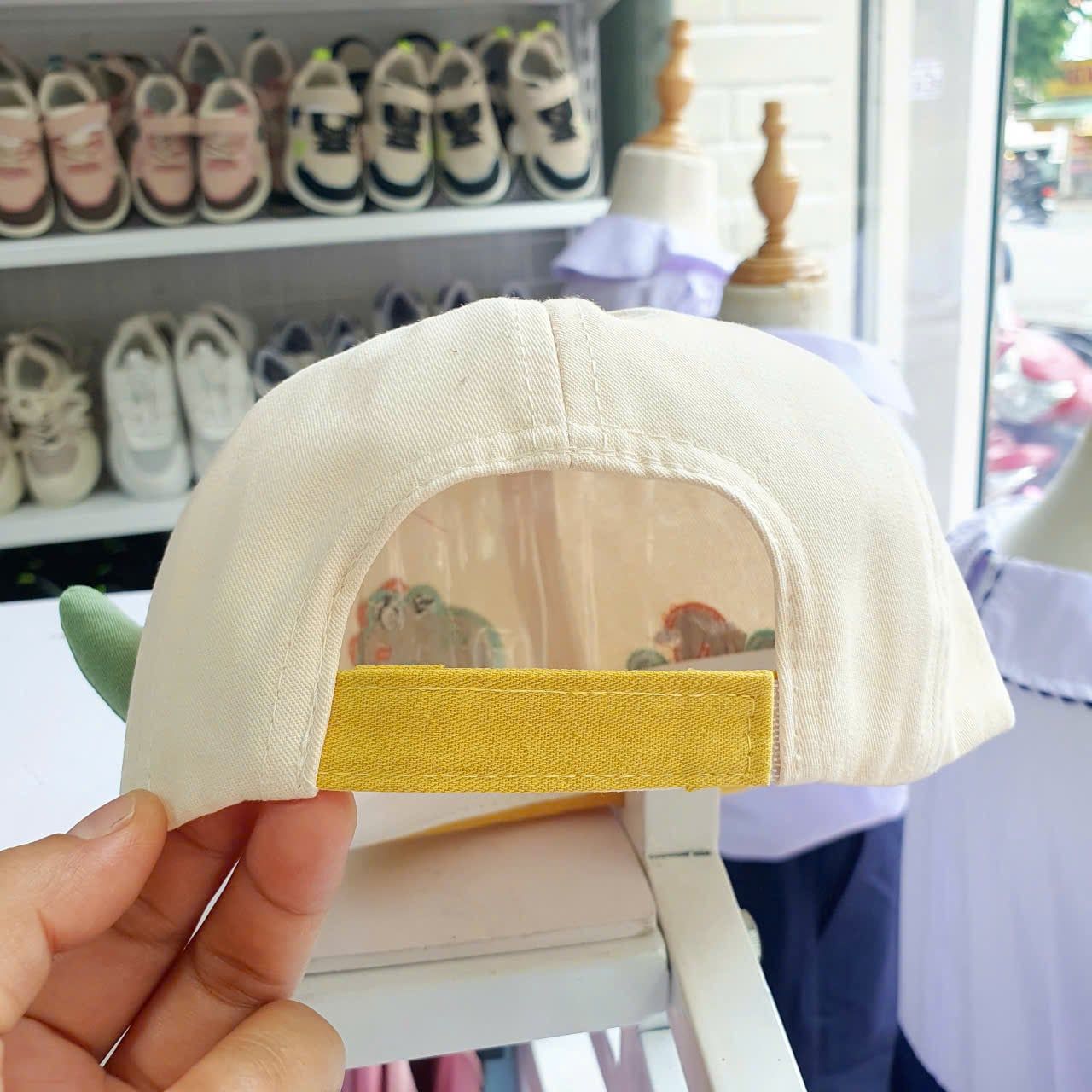  PK17 _ Mũ vành mềm cho bé trai từ 2 tháng đến 24 tháng tuổi họa tiết khủng long dễ thương _Beekids 