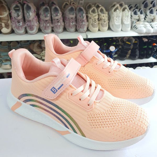  GI17 _ Giày thể thao cho bé nhẹ êm quai dán phối lưới thoáng khí cao cấp _ Beekids 