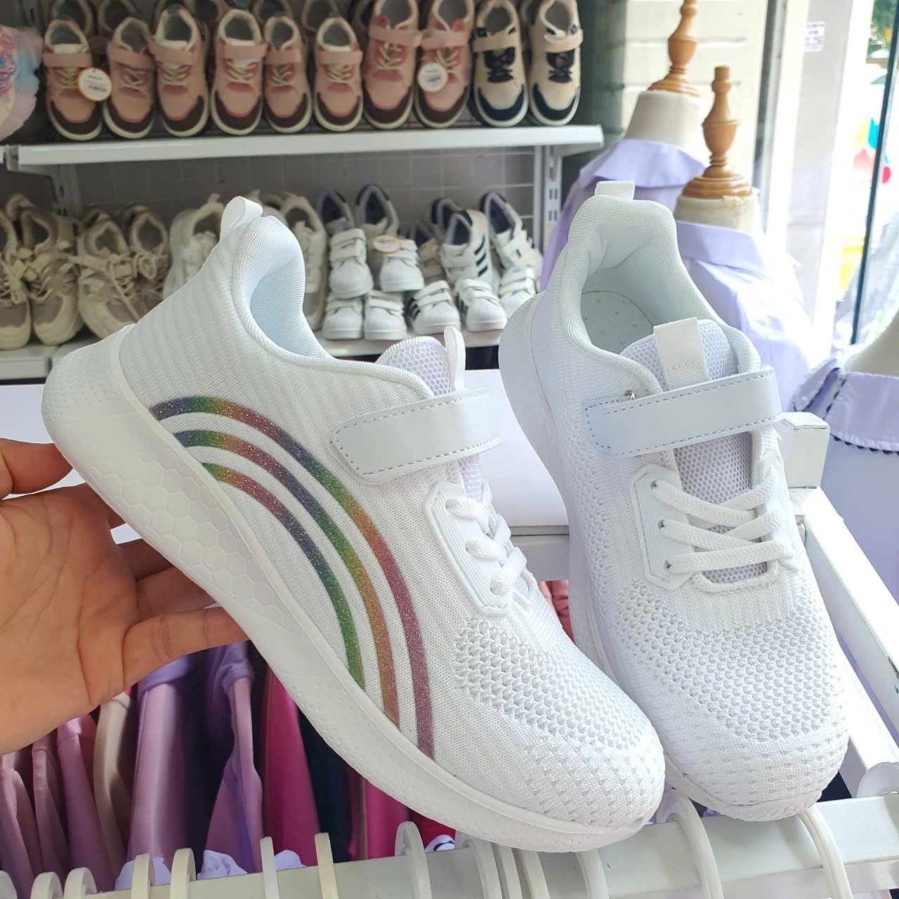  GI17 _ Giày thể thao cho bé nhẹ êm quai dán phối lưới thoáng khí cao cấp _ Beekids 