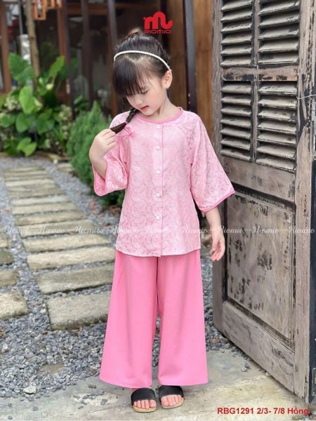  S63 _ Set bà ba bé gái mặc trung thu, lễ tết cực yêu _ Beekids 