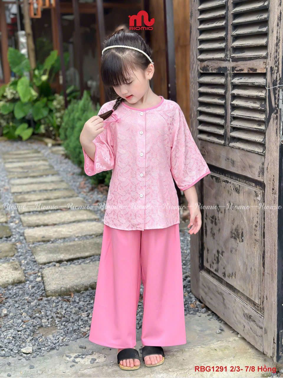  S63 _ Set bà ba bé gái mặc trung thu, lễ tết cực yêu _ Beekids 