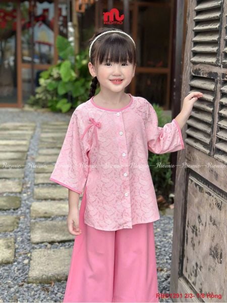  S63 _ Set bà ba bé gái mặc trung thu, lễ tết cực yêu _ Beekids 