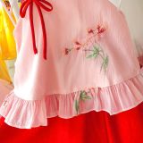  S62 _ Set yếm đào cho bé gái đi dự lễ hội, biểu diễn văn nghệ trung thu... _ Beekids 