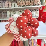  T09 _ Dây buộc tóc hoa ruột lớn phong cách Hàn Quốc dễ thương _ Beekids 