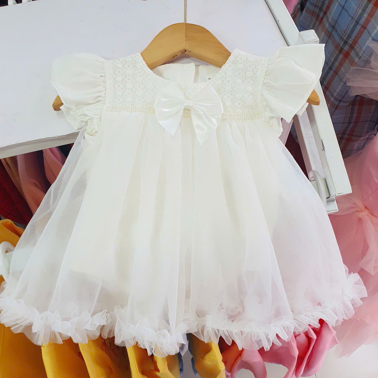  CC09 _ Đầm body công chúa cho bé từ 4kg đến 12kg siêu mềm mịn dễ thương _ Beekids 