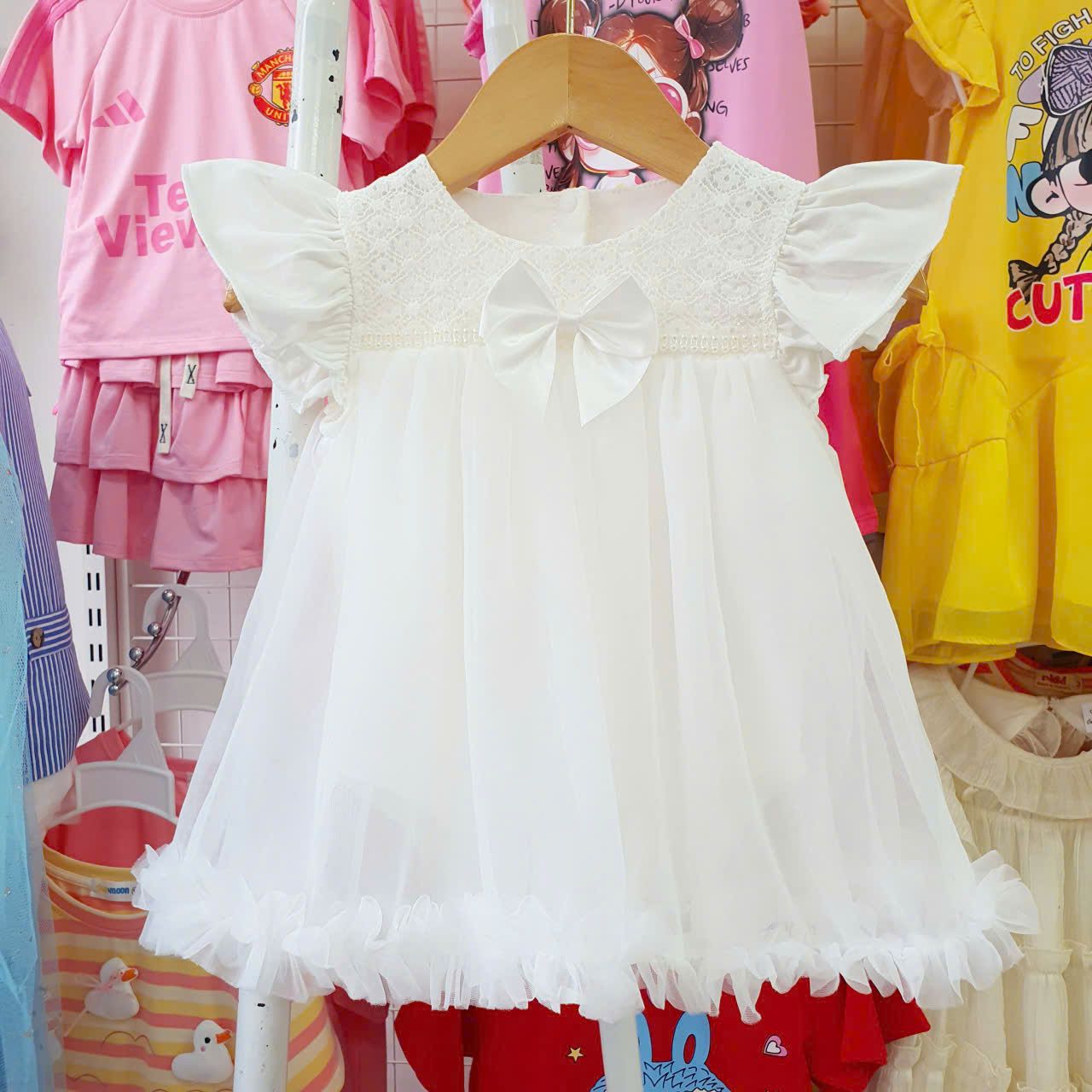  CC09 _ Đầm body công chúa cho bé từ 4kg đến 12kg siêu mềm mịn dễ thương _ Beekids 