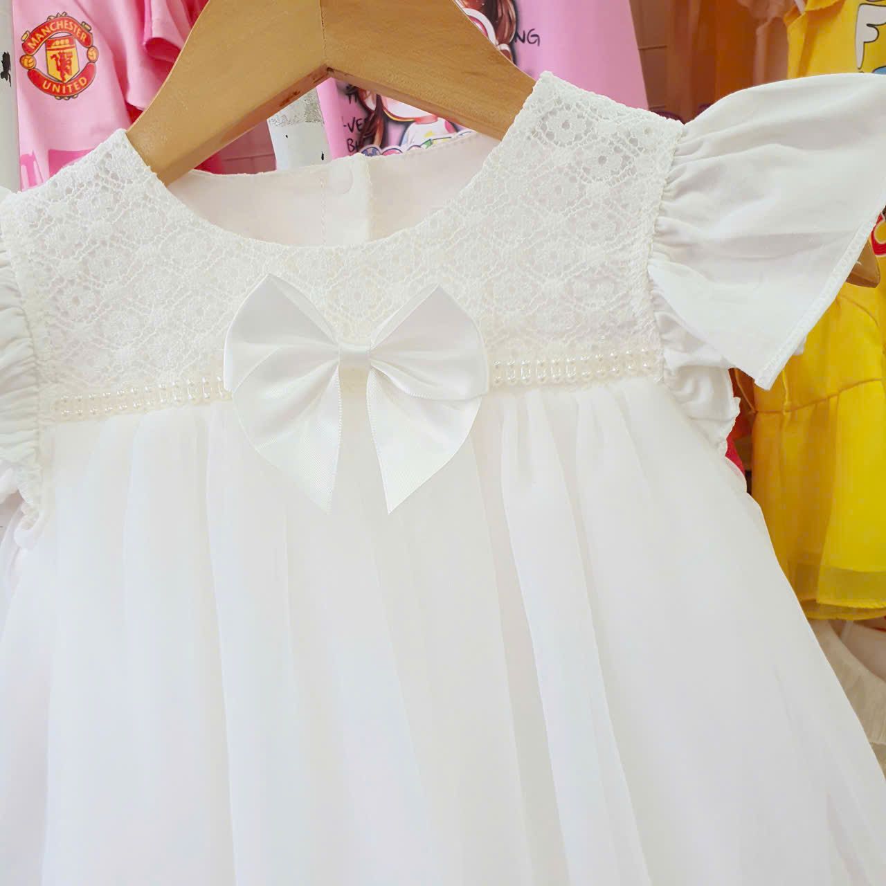  CC09 _ Đầm body công chúa cho bé từ 4kg đến 12kg siêu mềm mịn dễ thương _ Beekids 