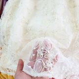  CC11 _ Đầm công chúa dáng cổ yếm hoa đính nổi thủ công phong cách tiểu thư sang chảnh _ Beekids 