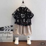  A47 _ Áo thun họa tiết chữ cho bé sành điệu thời trang _ Beekids 