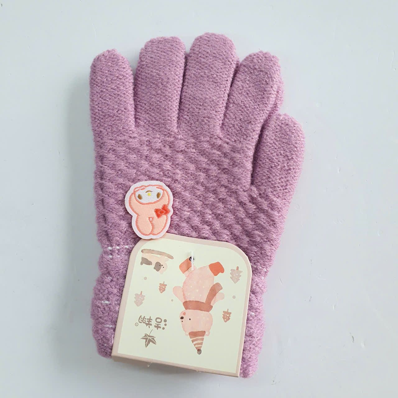  PK13A_ Găng tay len, Bao tay len cho bé trai và bé gái từ 3 đến 14 tuổi họa tiết hoạt hình dễ thương _ Beekids 