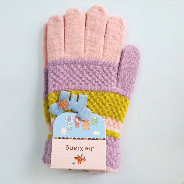  PK13_ Găng tay len giữ ấm cho bé trai và bé gái từ 3 đến 14 tuổi nhiều màu dễ thương _ Beekids 