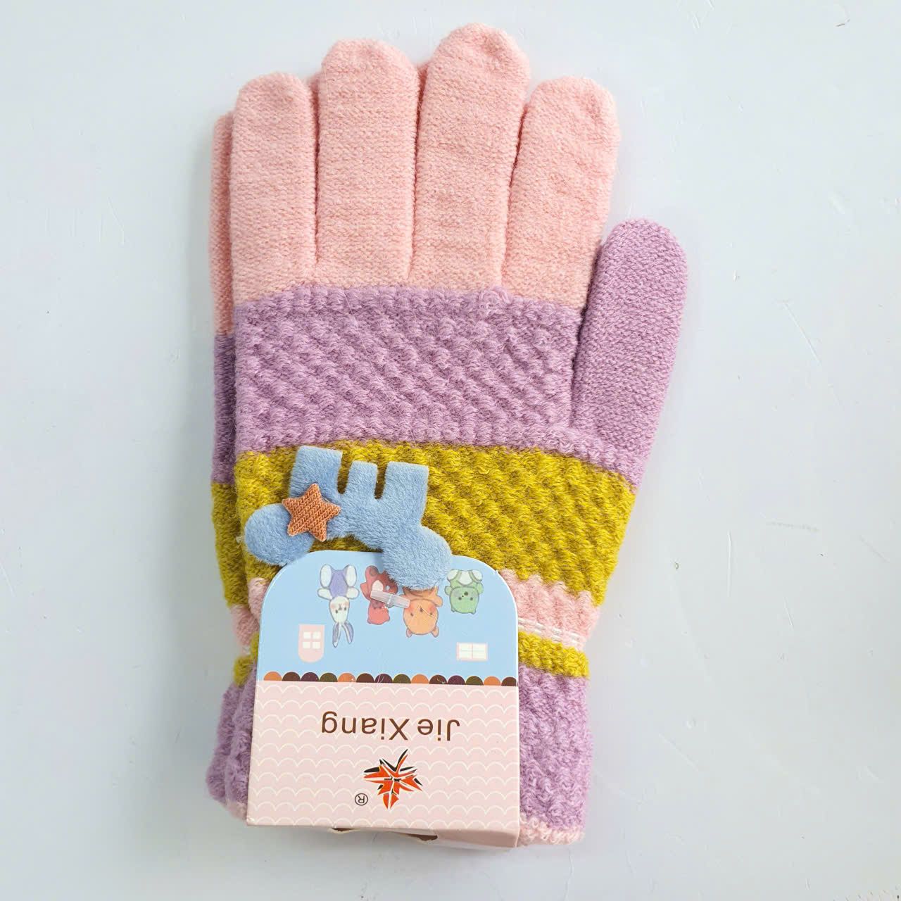  PK13_ Găng tay len giữ ấm cho bé trai và bé gái từ 3 đến 14 tuổi nhiều màu dễ thương _ Beekids 