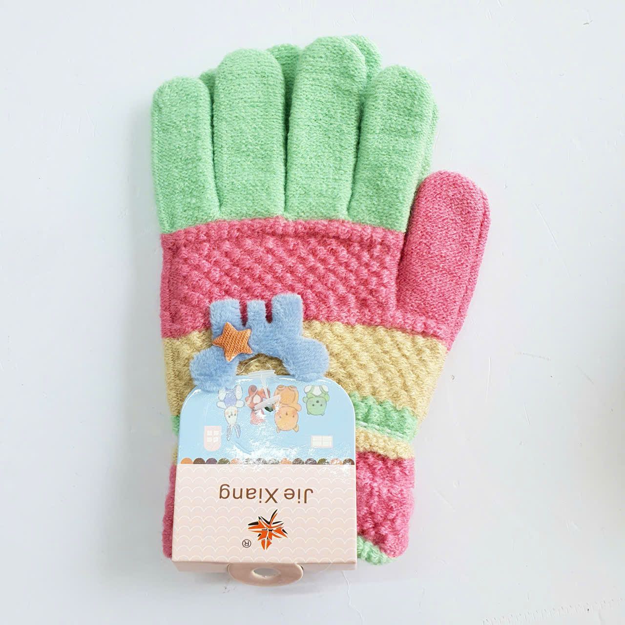  PK13_ Găng tay len giữ ấm cho bé trai và bé gái từ 3 đến 14 tuổi nhiều màu dễ thương _ Beekids 