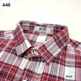  A40 _ Áo sơ mi kẻ caro dài tay cho bé phong cách thanh lịch thời trang _ Beekids 