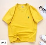  A42 _ Áo thun trơn cho bé trai và bé gái thêu hình Polo chất cotton 4 chiều mềm mịn mát _ Beekids 