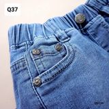  Q37 _ Quần jean lửng bé trai chất jean cotton mềm co giãn túi wash màu độc đáo _ Beekids 