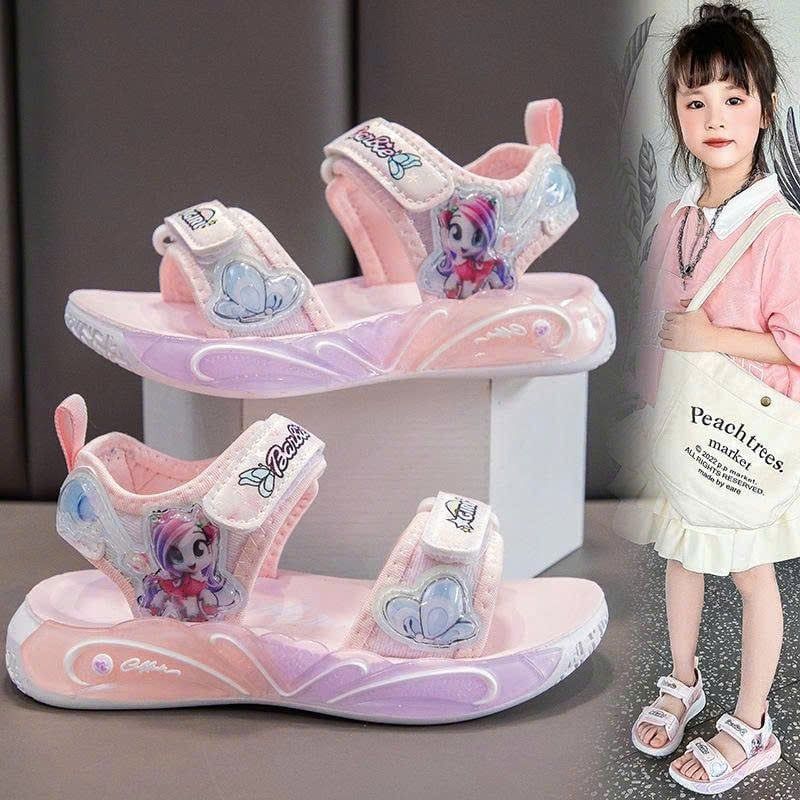  GI14 _ Giày sandal bé gái họa tiết con bướm dễ thương _ Beekids 