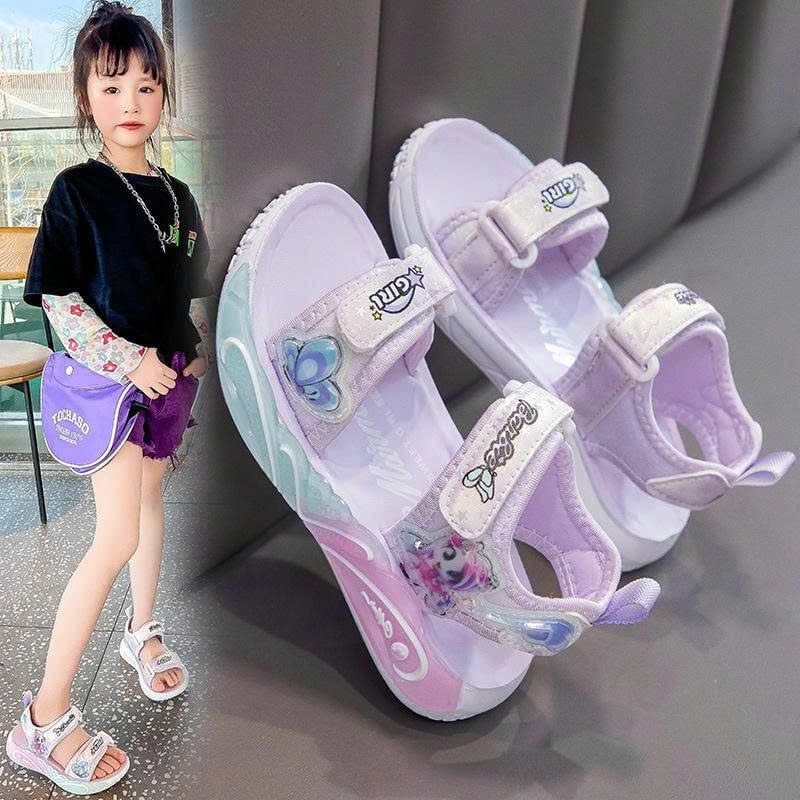  GI14 _ Giày sandal bé gái họa tiết con bướm dễ thương _ Beekids 