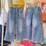  Q30 _ Quần jean dài ống suông bé gái sành điệu thời trang _ Beekids 