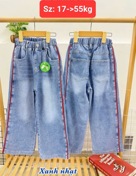  Q30 _ Quần jean dài ống suông bé gái sành điệu thời trang _ Beekids 