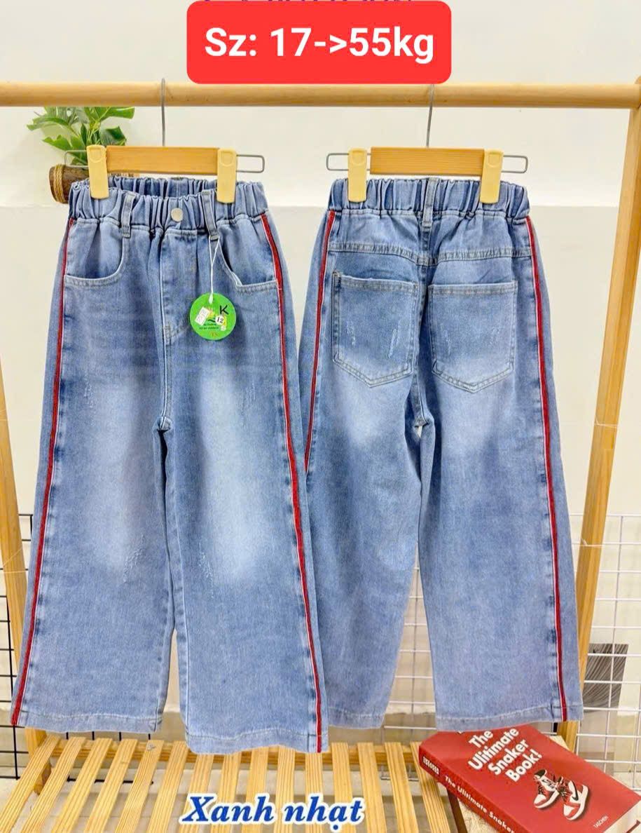  Q30 _ Quần jean dài ống suông bé gái sành điệu thời trang _ Beekids 