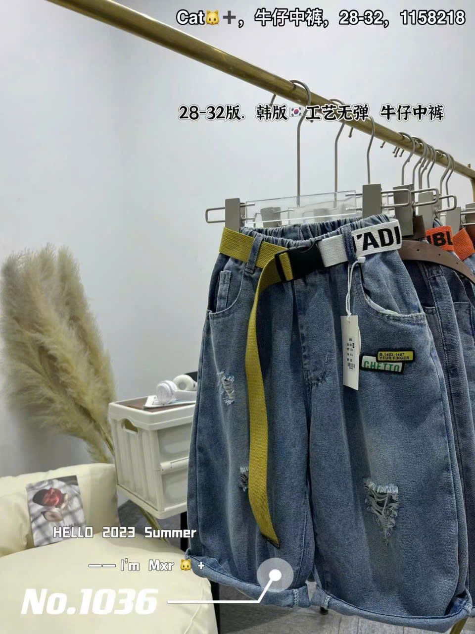  Q39 _ Quần jean lửng denim mềm mại cho bé trai phong cách sành điệu _ Beekids 