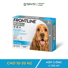 FRONTLINE® PLUS size M Phòng & Trị ve, rận, bọ cho chó từ 10 - 20 kg