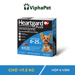 Heartgard® Plus Blue viên nhai tẩy giun cho chó <11.5kg