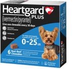 Heartgard® Plus Blue viên nhai tẩy giun cho chó <11.5kg (Hộp 6 viên)