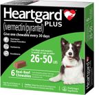 Heartgard® Plus Green viên nhai tẩy giun cho chó từ 11.5-22.5kg (Hộp 6 viên)