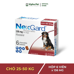 NEXGARD® size XL viên nhai phòng & trị ve, bọ chét, ghẻ cho chó từ 25-50 kg