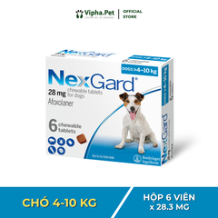 NEXGARD® size M viên nhai phòng & trị ve, bọ chét, ghẻ cho chó từ 4-10 kg