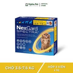 NEXGARD SPECTRA® size S cho chó từ 3.6-7.5 kg