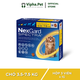 NEXGARD SPECTRA® size S cho chó từ 3.6-7.5 kg