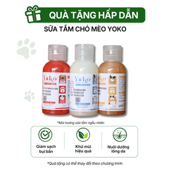 [QUÀ TẶNG KHÔNG BÁN] [Combo 3 chai] Sữa tắm chó mèo Yoko 55ml