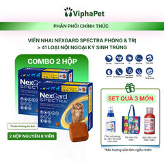 [Combo 2 hộp] NEXGARD SPECTRA® size S cho chó từ 3.5-7.5 kg