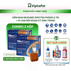[Combo 2 hộp] NEXGARD SPECTRA® size XS cho chó từ 2-3.5 kg