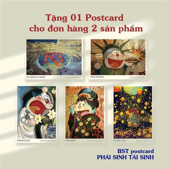  Postcard Phái Sinh Tái Sinh 