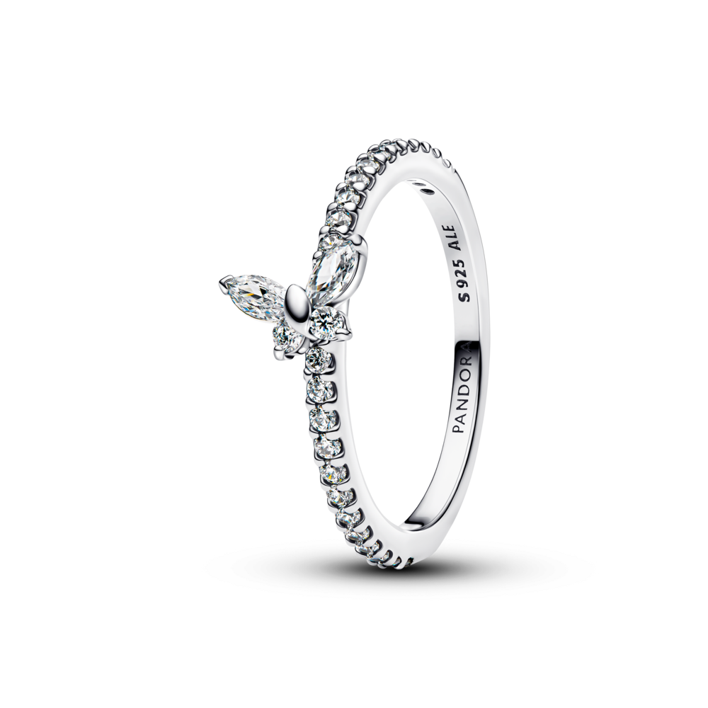 Nhẫn Pandora Timeless Nhịp Bay Tự Do Bướm Trắng - Pandora