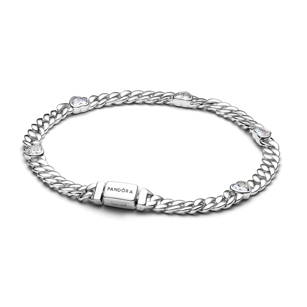 Vòng Tay Pandora Timeless Ánh Bạc Cuban - Pandora