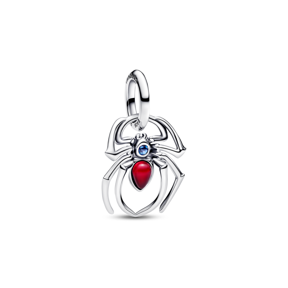 Charm Bạc Pandora Marvel x Spiderman Mắt Nhện Xanh - Pandora