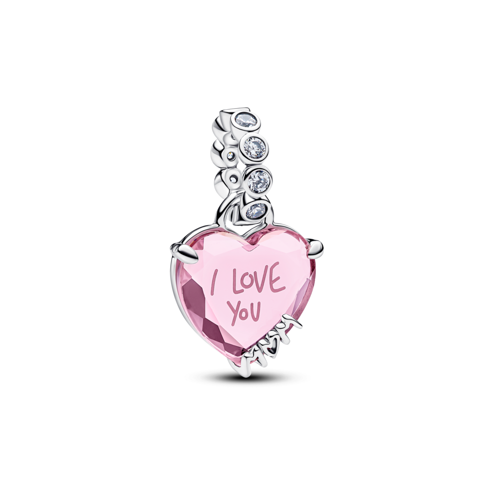 Charm Treo Bạc Pandora Trái Tim Con Yêu Mẹ - Pandora