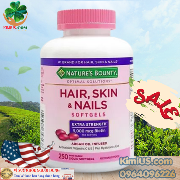  Viên uống Hair Skin & Nails của Nature's Bounty 150 viên tốt ra sao? 