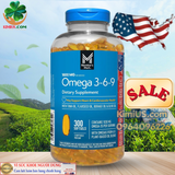  Omega 369 1600mg 300 viên - Viên uống bổ mắt, tim mạch của Mỹ 