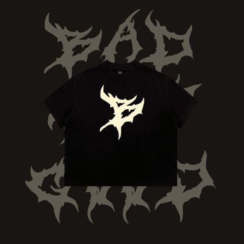  [ PREMIUM COTTON ] ÁO THUN BADNOTGOOD “ LOGO B IN KEM “ 100% COTTON PREMIUM  FORM BOXY 