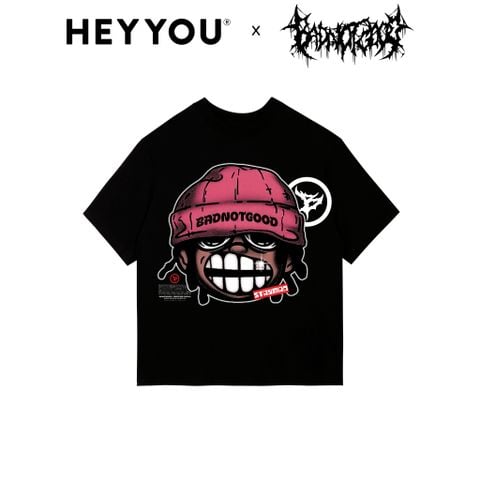  [ HEYYOU x BADNOTGOOD ] ÁO THUN '' KID '' COLLAB FORM BOXY 