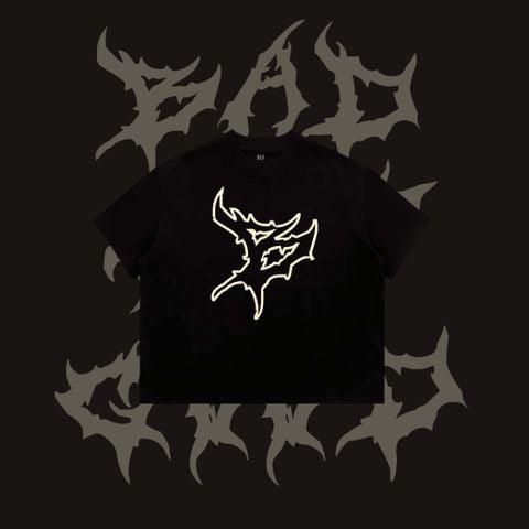  [ PREMIUM COTTON ] ÁO THUN BADNOTGOOD “ LOGO B IN KEM “ 100% COTTON PREMIUM  FORM BOXY 